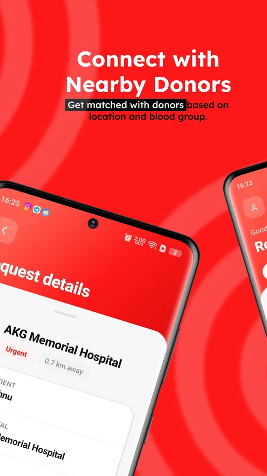 Nearby Donors